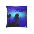 thumbnail image 3 of MKHERT Mermaid Fish Throw Pillowcase Pillow Cover Cushion Couver 18x18 inch, 3 of 3