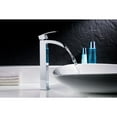 thumbnail image 4 of ANZZI  Meno Series Deco-glass Vessel Sink in Lustrous Blue with Key Faucet in Polished Chrome, 4 of 4