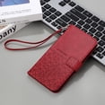 thumbnail image 7 of Dteck for Apple iPhone 15 Pro Max Slim Case, Shockproof Premium PU Leather Wallet Flip Hand Strap Lanyard Case with Credit Card Holder Women RFID Blocking Protective Purse Phone Cover, red, 7 of 7