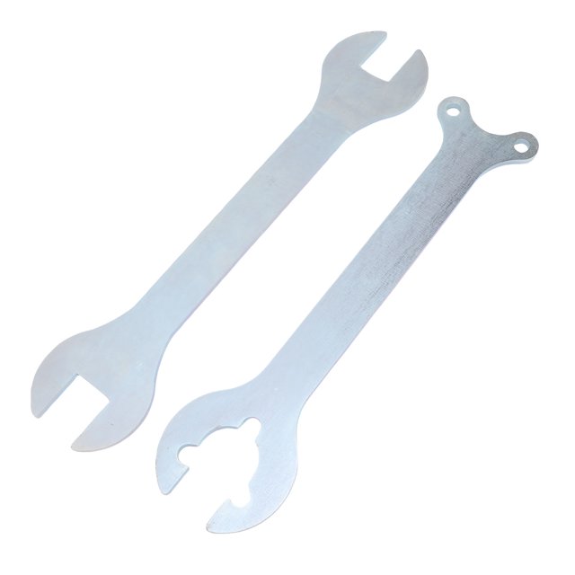 Fan Wrench Removal Tool, Effortless Removal Robust Steel 2PCS Dual Open End Galvanized Viscous Fan Tool for Vehicle