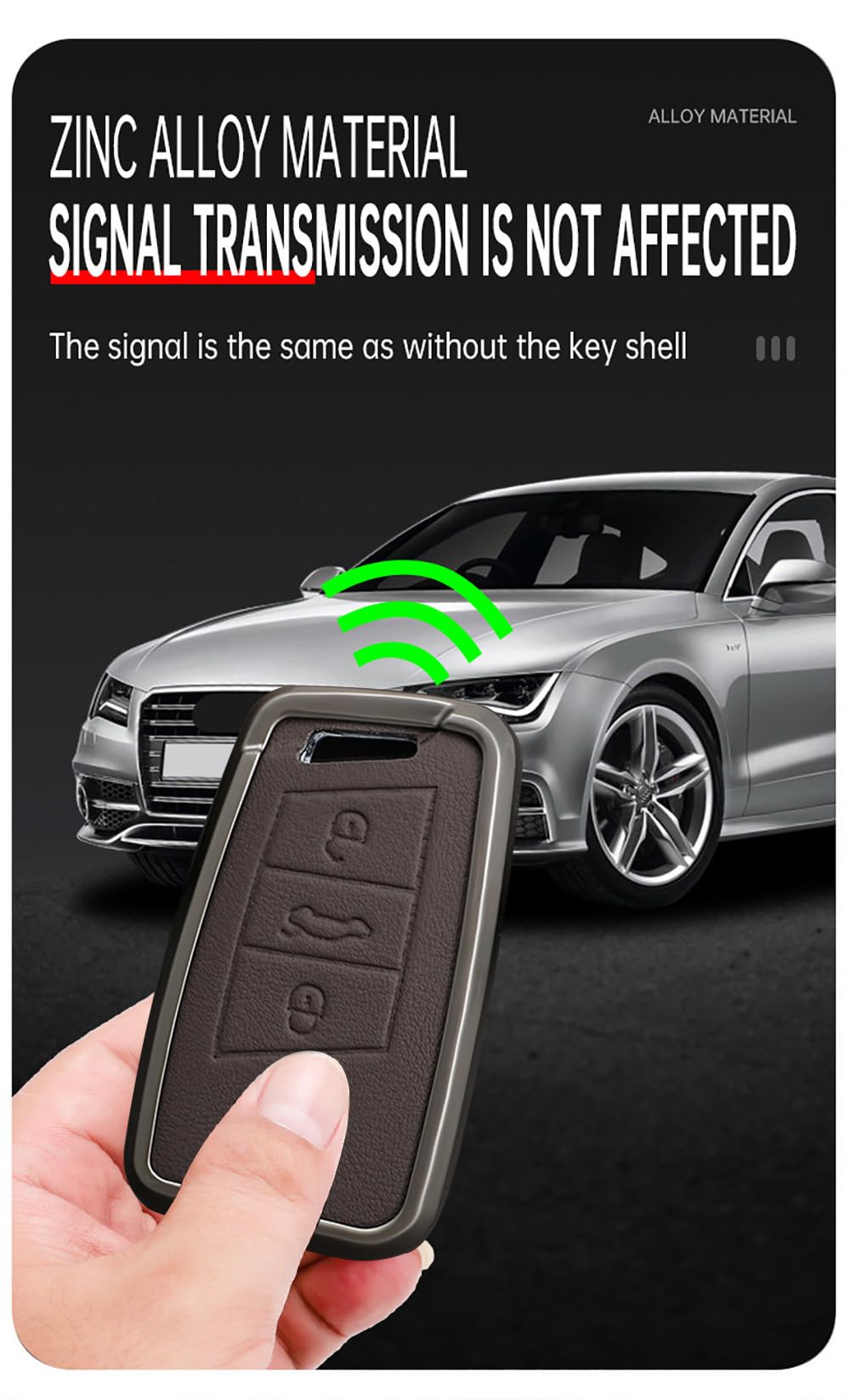 Fit for VW Key Fob Cover Smart Remote Car Key Case Shell Fit for Volkswagen Arteon Atlas Golf Alltrack Jetta GLI Passat