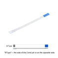 thumbnail image 4 of Uxcell FFC Ribbon Flat Flexible Cable 6 Pin 0.5mm 60mm (B Type) for LCD Laptop 10 Pack, 4 of 5
