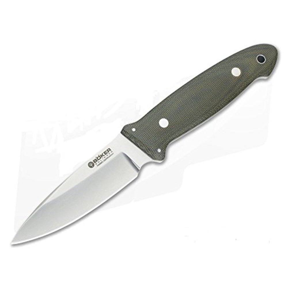 Boker Burnley Cub Fixed Blade Knife Green Micarta (3.3" Plain) (120661
