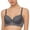 Dark Gray, variant on Kukoosong Underwire Bras for Women Fashion Women's Embroidery Thin Style Ventilate Front Buckle Bra without Steel Rim, Sizes 40BC