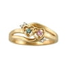 Keepsake Personalized Aura Promise Ring with Birthstones