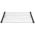 thumbnail image 2 of vidaXL Door Canopy Porch Awning Outdoor Black and Transparent Polycarbonate, 2 of 54