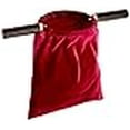 thumbnail image 3 of Velvet Church Tithe Offering Bag with Wooden Handles, Maroon, 11 1/4 Inch, 3 of 3