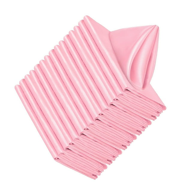 fastboy 20piece Soft And Comfortable Square Napkins For Cozy Mealtime Easy To Clean Square Table Napkin pink