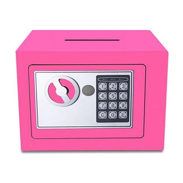 Coin Safe Small All Steel Password Home Office Mini Safe with Optional Colors ,Office Key Storage
