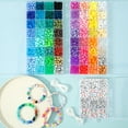 pluokvzr 1977pcs Pony Beads Kit for Bracelet Making 64 Colors 9mm Kandi
