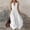 *White, variant on ClodeEU Women's Summer Sleeveless Collared Button Down Maxi Dress, Loose Fit Casual Dress Beige,Women's Plus L