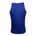 thumbnail image 4 of Men'S Gym Workout Tank Tops Color Blocking Sleeveless Muscle Shirts for Beach & Athletic Wear Royal Blue&White XXL, 4 of 9