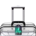 thumbnail image 5 of Pofeuu Northern Lights 2 Print Luggage Tags, Privacy Cover ID Label with Stainless Steel Loop and Address Card for Travel Bag Suitcase-4 PCS, 5 of 5