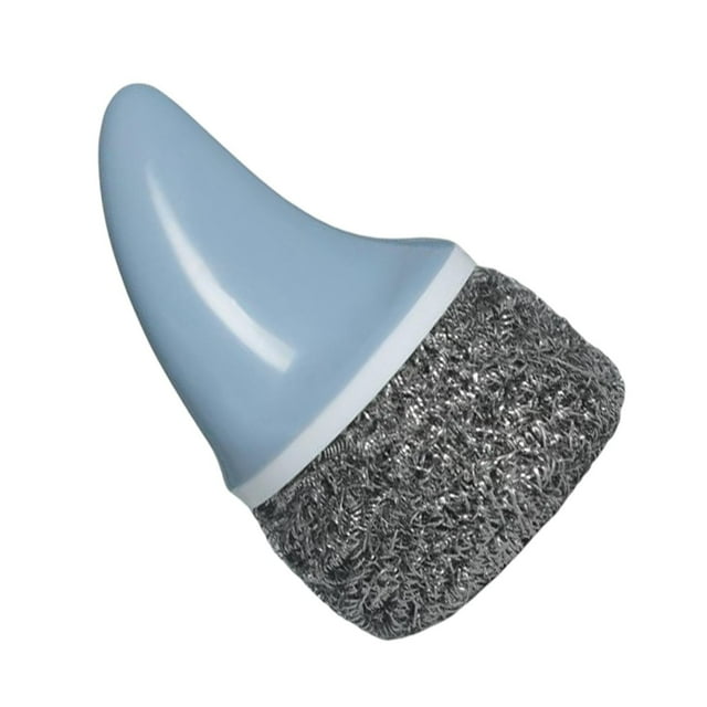 S SERENABLE Multipurpose Dish Cleaning Ball Scrub Scrubber Handle Cleaning Brush with Handle Blue