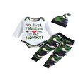 thumbnail image 1 of Newborn Baby Boy Fall Clothes Mama Man Rompers Bodysuit+Dinosaur Pants, 1 of 6