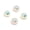 Blue&Green, variant on GeekShare Thumb Grip Caps Cat Paw Joystick Cover for Switch 1/OLED/Lite Sets 4PCS -Green Blue