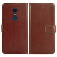 thumbnail image 4 of Mobile Phone Cover for Lg Q7, Cover Premium Pu Leather Tpu Flip Cover Magnetic Closure Card Compartment Stand Function Wallet with Lanyard Protective Cover, 4 of 7