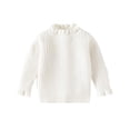 thumbnail image 1 of KYAIGUO Pull-Over pour Filles 1-8T Enfants Bébé Chaud Col Rond Tricoté à Fleurs, 1 of 9
