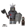thumbnail image 2 of El Señor de los Anillos 8 Figuras de Bloques - Soldados Uruk-hai en Batalla, Juguete de Construcción para Coleccionistas, 2 of 9
