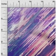 thumbnail image 2 of oneOone Cotton Jersey Purple Fabric Brush Stroke Craft Projects Decor Fabric Printed By The Yard 58 Inch Wide, 2 of 4