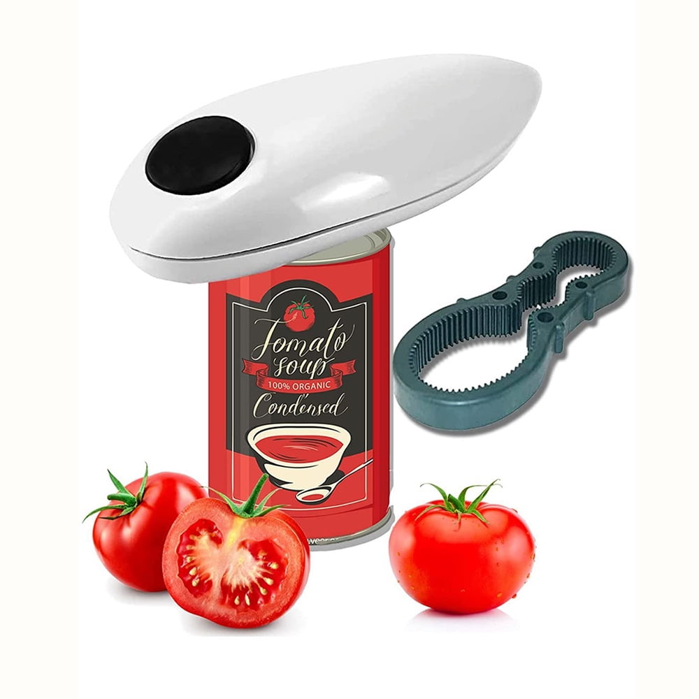 Electric Can Opener for Kitchen, No Sharp Edge Electric Can Opener