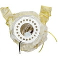 thumbnail image 4 of Kurt Adler CUL Fiber Optic LED Angel Christmas Treetop Figurine, 12-Inch, Ivory and Gold, 4 of 8