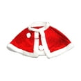 thumbnail image 4 of Capa De Terciopelo Rojo 4x Para Disfrazarse De Navidad, Para Carnaval, Suministros Navideños Para Niños, 4 of 8