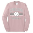 thumbnail image 2 of Wild Bobby City of Chicago CHI American Baseball Fantasy Fan Sports Men's Long Sleeve T-Shirt, Light Pink, 3X-Large, 2 of 6