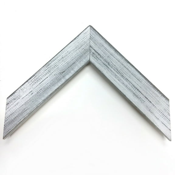 1 1/2" Country Rustic Readymade Wood Picture Frame (White)