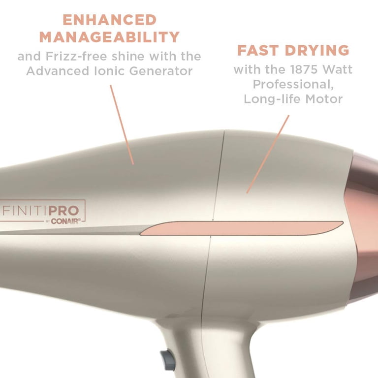 InfinitiPRO by Conair Frizz Free Pro Hair Dryer 750N with 