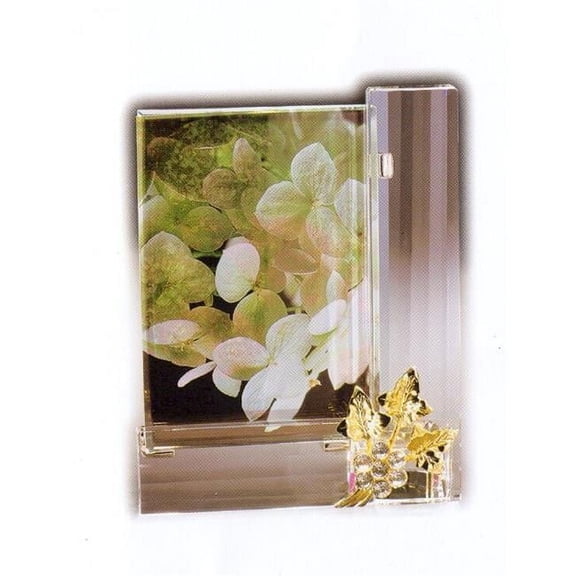 Asfour Crystal 140-165-95 6.49 L x 3.74 H in. Crystal Frame Office Figurines