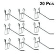 thumbnail image 2 of SHISUYAN 20pcs Stainless Steel Gutter Grid Hooks Metal Wire Hangers Universal Kitchen Multifunctional Rack For Pans Pot Cups Bags Towels Garden Plants Tool 10cm, 2 of 8