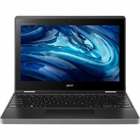Restored Acer TravelMate Spin B3 - 11.6" Touchscreen Convertible 2 in 1 Notebook - WXGA - Intel N100 - 8GB RAM 128GB FLASH Black - TMB311RN-33-C62J (Refurbished)