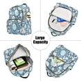 thumbnail image 5 of FORMRS Mini Backpack Purse for Women Travel Daypack Casual Shoulder Bag, Easter Eggs, 5 of 7
