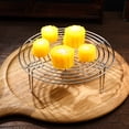 thumbnail image 4 of Miangastore Stainless Steel Steamer Rack Multifunctional Round Cooling Rack for Steaming Cooking and Baking, 4 of 9