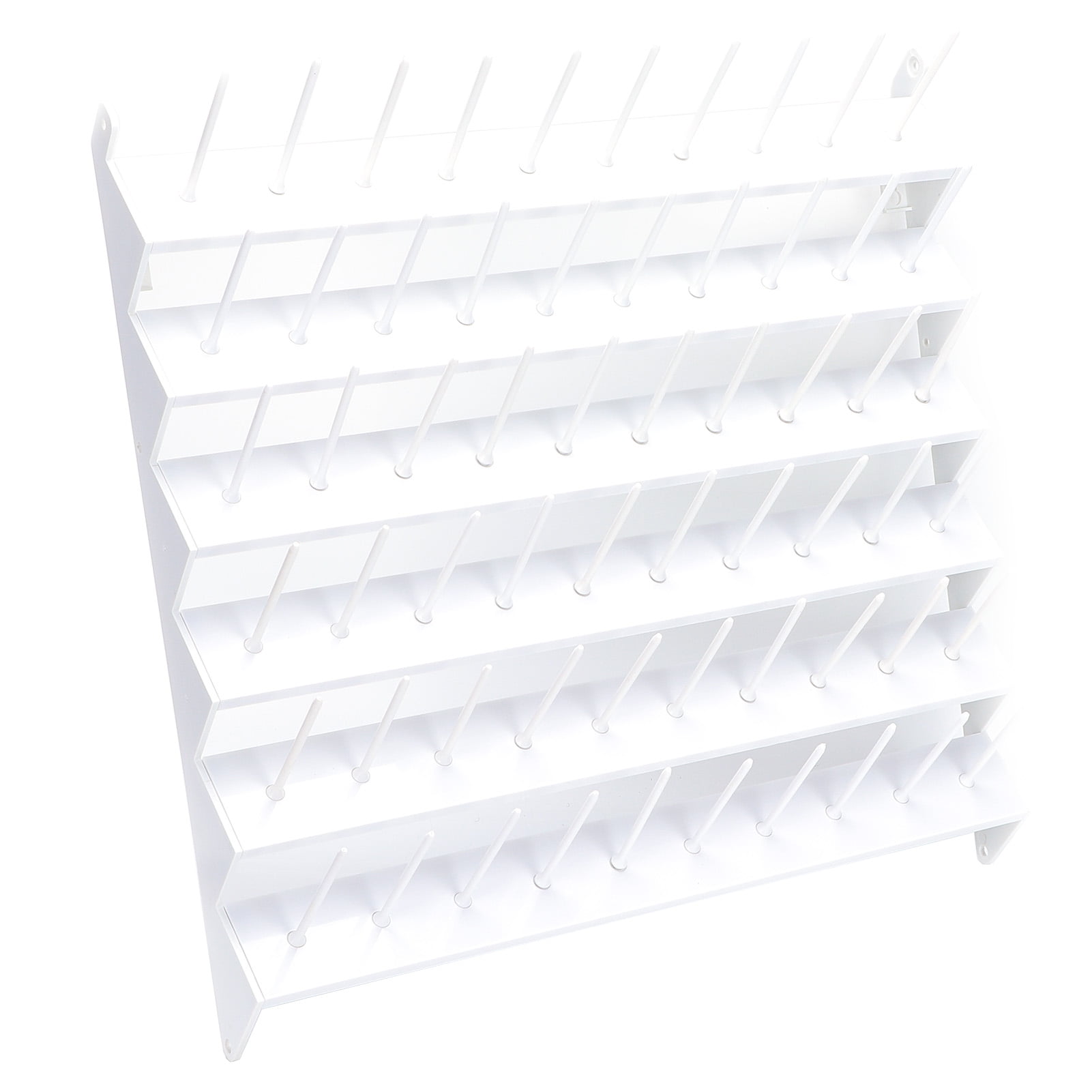 Ecoyyzn Plastic Thread Rack Table Sewing Accessory With 60 Spools For