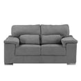 thumbnail image 1 of Sofá Love Seat TRINITY Kaizen 2 Plazas Gris Oscuro para Sala, 1 of 8