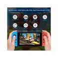 thumbnail image 3 of For Switch Controller, Wireless Controller Compatible for Nintendo Switch/OLED/Lite with 6-Axis Gyro Sensor/Double Vibration/Wake-up/Screenshot Controller Switch with Wrist Strap Red and Blue, 3 of 7