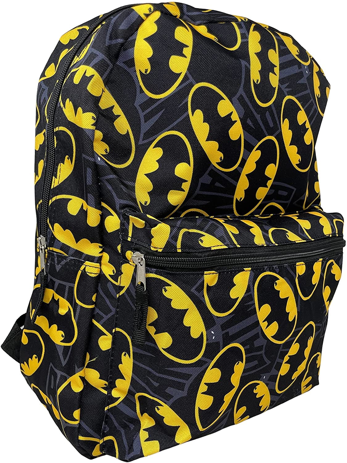 Batman Logo 16 inches Allover Print Large Backpack
