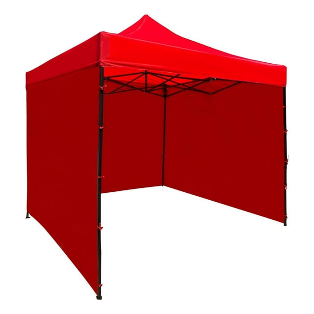 Toldo Plegable 3x3 LUMO Retractil Paredes Impermeable Lona Reforzada rojo