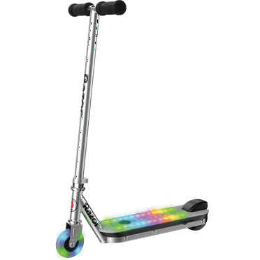 Razor Color Rave Electric Scooter - Colorful Light-Up Deck, up to 7.5 mph, for Child Ages 6 