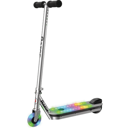 Razor Color Rave Electric Scooter - Colorful Light-Up Deck, up to 7.5 mph, for Child Ages 6+
