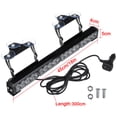 thumbnail image 3 of 18" 16 Amber LED Car Roof Windshield Emergency Hazard Warning Flash Strobe Light Bar with suction cup, 3 of 12