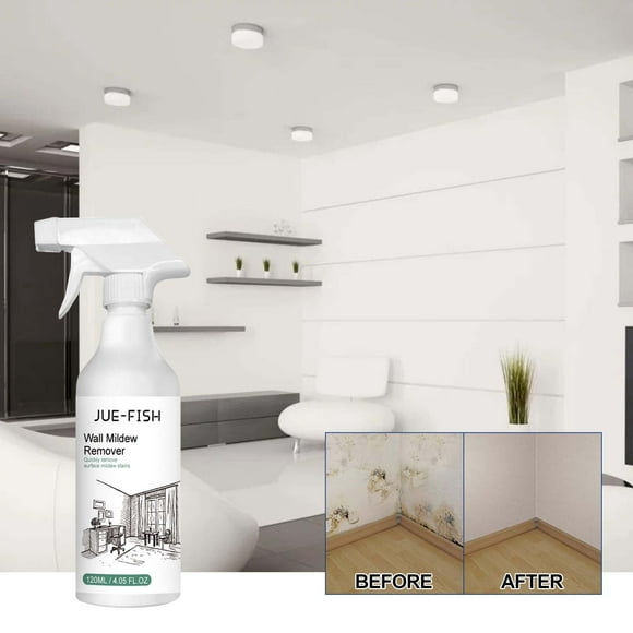 Antqov Mould Removal Spray Quickly Removes Stains Without Vigorous ScrubbingSpray To Removes Mould and MildewMould and Mildews Remover Spray 120ml, Home Accessories
