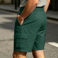 thumbnail image 6 of Havenre Men's Hiking Cargo Shorts Lightweight Athletic Shorts for Outdoor Fishing Camping Loose Fit Casual Summer Drawstring Elasic Waist Golf Short Pants with Multi Pockets, 6 of 10