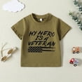 thumbnail image 4 of Gibobby Blusas De Manga Larga Para Niños Camiseta de manga corta con estampado de para niños y niñas de verano, Tops, ropa(Verdinegro, 3-4 Años), 4 of 5