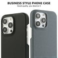 thumbnail image 3 of PU Leather Phone Case for iPhone 14 Pro Max, Slim Classic Business Hard PC Non-Slip Grip Phone Cover Military Grade Drop Protective Shockproof Women Men Case for iPhone 14 Pro Max, Cyan, 3 of 8