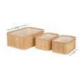 thumbnail image 5 of Maison 3-pc. Bamboo Storage Bin Set, 5 of 6