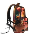 thumbnail image 4 of Haiem Colorful Cake Ice Cream Printed School Backpack,Casual Travel Lightweight Backpack,Durable Comfortable Multifunctional Backpack,Laptop Backpack, 4 of 5