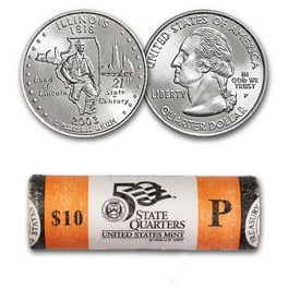 【新品未使用】2008年発行 ニューメキシコ州Quarter 1 バンク•ロール 2008-D New Mexico Statehood Quarter 40-Coin Roll (Mint